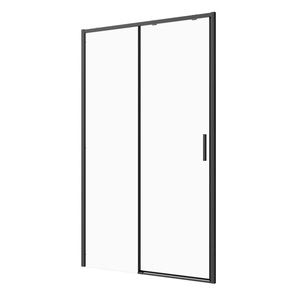 Sanotechnik SANOSLIM tolóajtó, 100 cm, matt fekete (SLS100B)