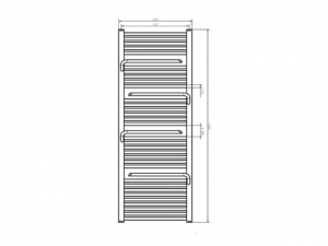 Arezzo SMART WHITE 1510X550MM TÖRÖLKÖZŐSZÁRÍTÓS RADIÁTOR AR-SM15055W