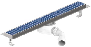 Styron RM rozsdamentes zuhanyfolyóka, 700 mm, FLOOR fedráccsal (STY-RM-70-F)