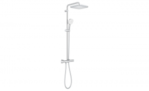 Grohe Tempesta System 250 Cube Termosztátos Zuhanyrendszer, Falra Szerelésre, Króm