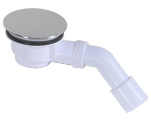Sanotechnik zuhanytálca szifon 90 mm lefolyóhoz, króm fedéllel (TE2002)