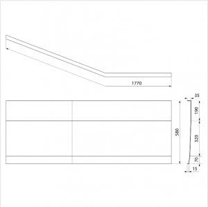 POLYSAN TIGRA előlap, jobbos (90812)