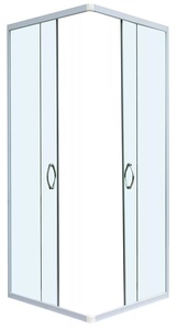 Sanotechnik Sarokkabin 2 tolóajtóval, fehér, 80 cm (TTP4080W)