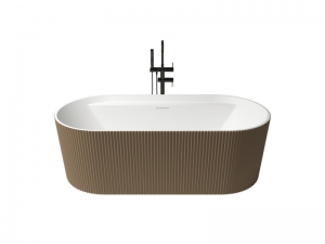 Zenon Olympia Terracotta/Blanco Mate szabadonálló kád