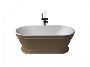 Zenon Heritage Terracotta/Blanco Mate szabadonálló kád