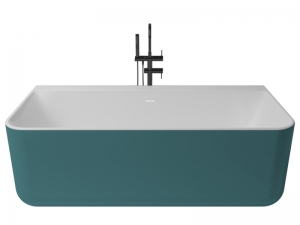 Zenon Kivu Wall Turquesa Metallic/Blanco Mate kád