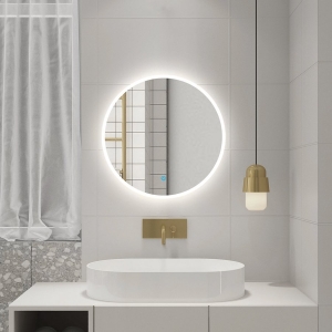 URSA LED tükör, átm.:60cm, szenzoros, dimmelhető