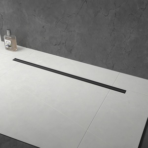 Wellis W-Drain Onyx Slim zuhanyfolyóka
