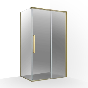 Wellis Clara zuhanykabin brushed gold