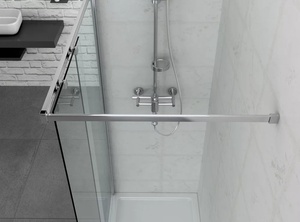 Sanotechnik ELITE zuhanyfal tolóajtóval, 120 cm (WK120)