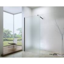 Balneum Walk-In zuhanyfal fekete profillal matt üveggel 90