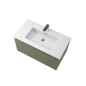 Wellis Varna 90 mosdószekrény bambuszzöld