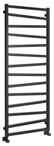 Sapho ZIG fürdőszobai radiátor, 600x1572 mm, 709 W, matt fekete (ZG616B)
