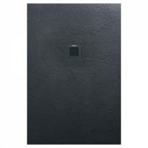 AREZZO design SOLIDSoft zuhanytálca 140x90 cm, ANTRACIT, színazonos lefolyóval (2 doboz)