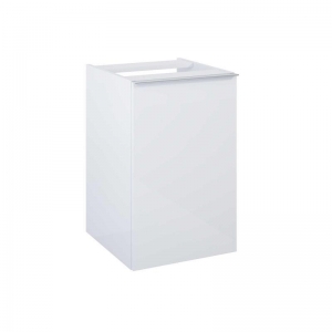 AREZZO design MONTEREY 40 cm-es oldalszekrény szennyeskosárral 1 ajtóval Mf. Fehér színben