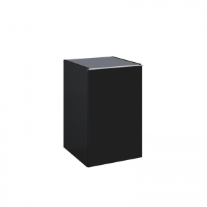 AREZZO design MONTEREY 40 cm-es oldalszekrény 1 ajtóval Matt fekete színben