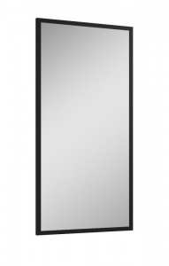 AREZZO design keretes tükör hosszú 50/100, fekete 19mm