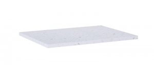 AREZZO design TERRAZZO márvány mosdópult 60/46/2 fehér matt