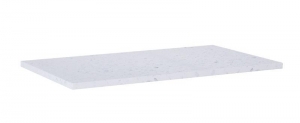 AREZZO design TERRAZZO márvány mosdópult 80/46/2 fehér matt