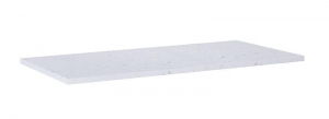 AREZZO design TERRAZZO márvány mosdópult 100/46/2 fehér matt