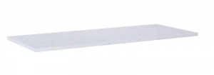 AREZZO design TERRAZZO márvány mosdópult 120/46/2 fehér matt