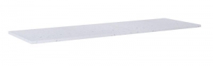 AREZZO design TERRAZZO márvány mosdópult 160/46/2 fehér matt