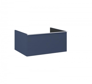 AREZZO design MONTEREY 60 cm-es alsószekrény 1 fiókkal Matt Kék színben, szifonkivágás nélkül