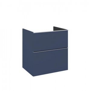 AREZZO design MONTEREY 60 cm-es alsószekrény 2 fiókkal Matt Kék színben, szifonkivágás nélkül