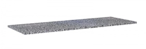 AREZZO design TERRAZZO márvány mosdópult140/46/2 fekete matt
