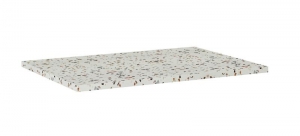 AREZZO design TERRAZZO márvány mosdópult 70/49,4/2 mix matt