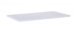 AREZZO design TERRAZZO márvány mosdópult 90/49,4/2 fehér matt