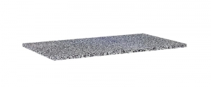 AREZZO design TERRAZZO márvány mosdópult 90/49,4/2 fekete matt