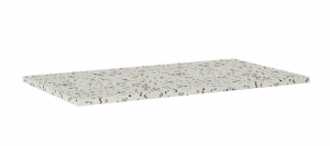 AREZZO design TERRAZZO márvány mosdópult 90/49,4/2 mix matt
