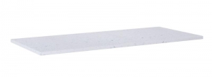 AREZZO design TERRAZZO márvány mosdópult 120/49,4/2 fehér matt