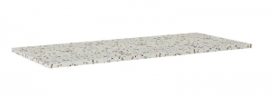 AREZZO design TERRAZZO márvány mosdópult 120/49,4/2 mix matt