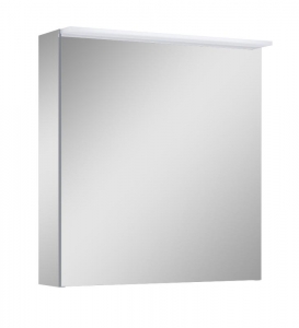 AREZZO design Tükrös szekrény PREMIUM 60,1 ajtó + TECHNOBOX+ LED LÁMPA PANEL