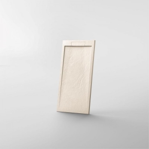 AREZZO design STONE pala hatású öntött márvány zuhanytálca, 120x90 cm-es, beige (2 doboz)
