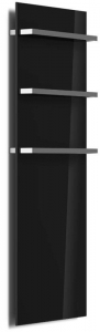 AREZZO design ONYX 3 BLACK elektromos törölközőszárító radiátor