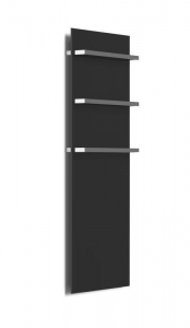 AREZZO design ONYX 3 BLACK MATT elektromos törölközőszárító radiátor