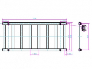 Arezzo CUBE CHROME 1200X500 TÖRÖLKÖZŐSZÁRÍTÓS RADIÁTOR