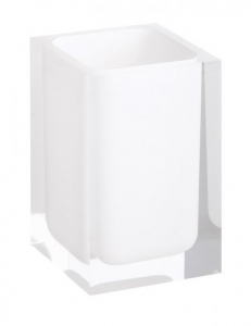 BEMETA VISTA fogkefetartó, 72x110x72mm, fehér
