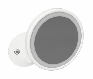 BEMETA WHITE Kozmetikai tükör LED világítással 255x200x400mm, átm:200mm