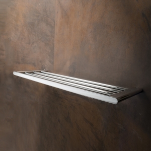 BEMETA ORGANIC fali törölközőtartópolc, 640x20x214mm, króm