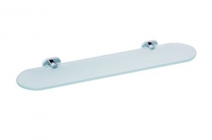 BEMETA OVAL Üvegpolc, 520x30x145mm, króm