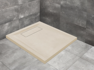 Radaway Doris C 90x90 zuhanytálca beige