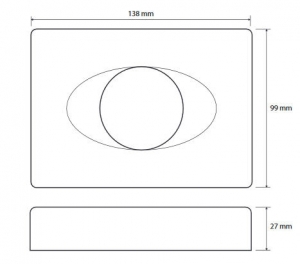 BEMETA DARK Higiéniai tasak adagoló, pvc, 138x99x27mm, fekete (101403030) (XB002)