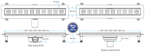 Valtemo Premium Line  80 cm fém alaptesttel