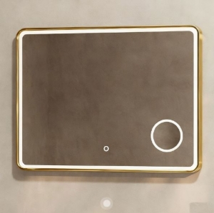 Wellis Cadiz tükör LED világítással, brushed gold