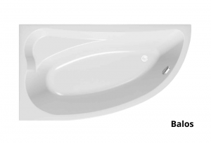 Calando előlapos aszimmetrikus sarokkád masszázsrendszerrel