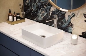 Deante Arnika mosdó csaptelep, magas, Króm